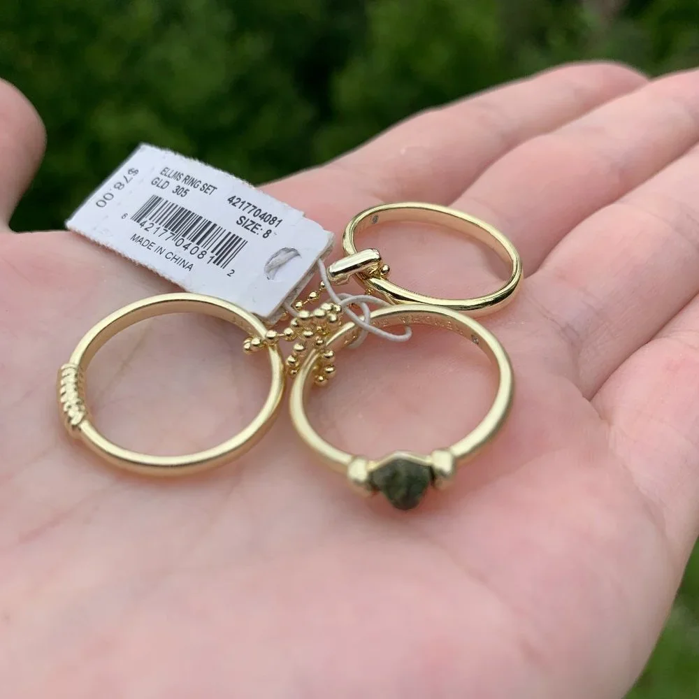 KENDRA SCOTT • Ellms Gold Ring Set* - Picture 5 of 9